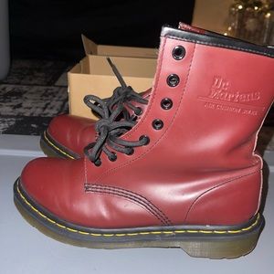Burgundy Dr. Martens